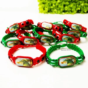12 San Judas Baptism Bracelet Recuerdos De Bautizo Communion Favors St Jude - Picture 1 of 8