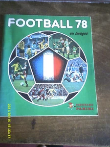 ALBUM FOOTBALL 78 EN IMAGES PANINI CONTIENT 5 IMAGES BON DE COMMANDE ET POSTER - Imagen 1 de 7