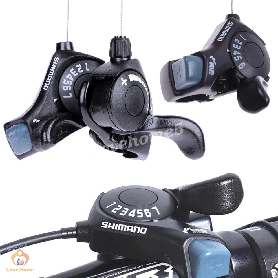 MARKENLOS Mountainbike SL-TX30 Daumenschalter 3/6/7 Gang Schalthebel Set für Shimano