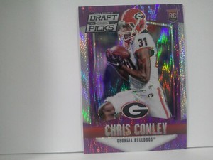 2015 Panini Prizm Collegiate Draft Picks Purple Flash /99 Chris Conley Rookie RC