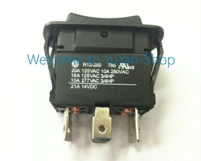 1pc NEW SCI R13-260 20A 125VAC 6 pins 3 positions Rocker Switch #VW24 CH - Image 1 of 4
