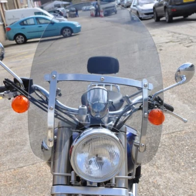 18"x16" Large Clear Windscreen Windshield For Triumph Bonneville America - Image 1 of 4