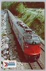 Transport ~ chemin de fer ~ train Amtrak ~ Californie ~ carte postale vintage
