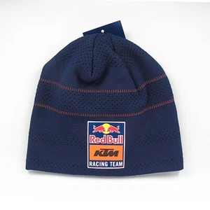 Red Bull KTM Motorcycles Equipo de Carreras Parche de Silicona Logotipo Invierno Tejido Gorro Sombrero - Imagen 1 de 3