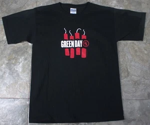 Vintage 2005 Green Day American Idiot Album Tour T Shirt Youth Size L NOS - Picture 1 of 9