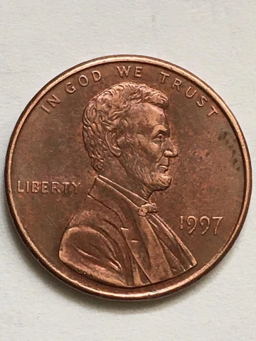 1997 P Lincoln Memorial Penny GEM!!!! Brilliant Uncirculated (BU) Cover