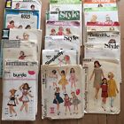 18 Child Vintage Cut Used Sewing Patterns Jacket Dress Skirts Bulk Lot Bundle
