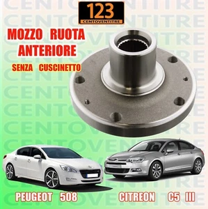 MOZZO RUOTA ANTERIORE SENZA CUSCINETTO CITROEN C5 III PEUGEOT 407 508 607 EXPERT - Foto 1 di 4