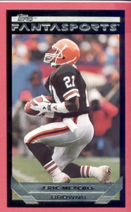 Tarjeta rara 1993 Topps FantaSports Eric Metcalf Cleveland Browns - Imagen 1 de 1