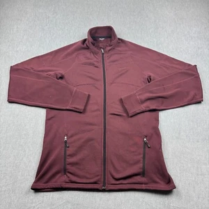 Patagonia Jacket Mens Extra Large Maroon Fleece Full Zip Polartec Mock Neck - Picture 1 of 12