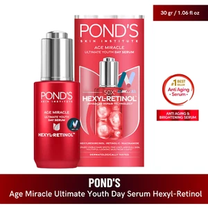 POND'S Age Miracle Ultimate Youth Day Suero Brillar Brillo Antienvejecimiento Arrugas 30 g - Imagen 1 de 23