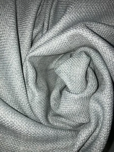 10mx1.4m wide of synthetic linen effect pale blue Clarke&Clarke upholstery fabri - Picture 1 of 3