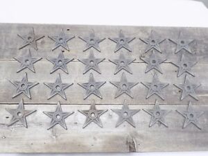 50 Cast Iron Stars Washer Texas Lone Star Ranch 3 7/8" Large Primitive Raw Craft