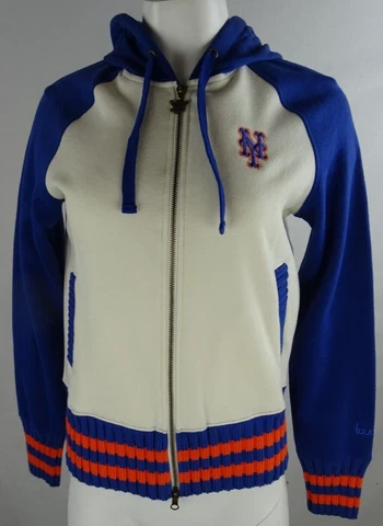 New York Mets MLB Touch by Alyssa Milano Women's Full Zip Sweatshirt Cover