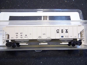 N - Red Caboose 15408-14 - 3 Bay Covered Hopper, CSX  CSXT 259338   LN knuc cpl - Picture 1 of 2