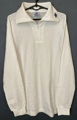 MEN'S VINTAGE OLD ADIDAS MADE IN WEST GERMANY SHIRT JERSEY LONG SLEEVE SIZE L - Image 1 of 4