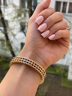 Amethyst Graduation Jewelry gift for her Purple Bracelet Handmade Mom present  - Image 1 of 4