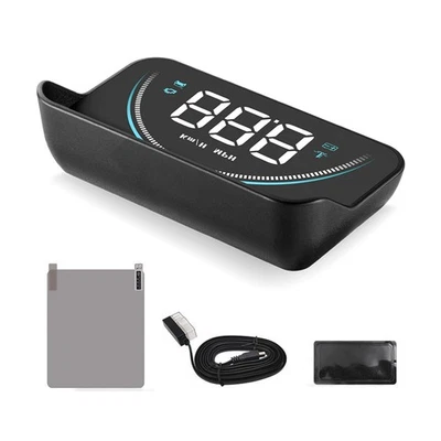 Multi-Function OBD2 HUD Display 16 Screens Switch Speed RPM Temp Mileage Monitor - Image 1 of 4