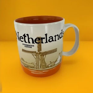 Taza Starbucks PAÍSES BAJOS, Global Icon City Collector Series con SKU, NUEVA - Imagen 1 de 5