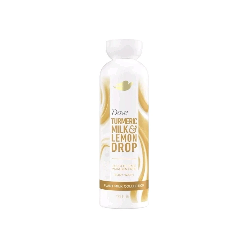 Jabón corporal limpiador de leche vegetal Dove cúrcuma y limón 17,5 fl oz (paquete de 1)  Foto 1 de 1