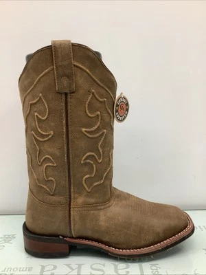 Botas Laredo Megan Punta Cuadrada Media Pantorrilla, Mujer Talla 9M, Usadas. Foto 1 de 4