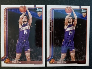 (2) 2025 Topps Koby Brea RCs # 242 " Phoenix Suns " - Picture 1 of 2