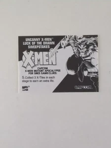 1994 Uncanny X-Man Luck of the Drawn Capcom/Fleer Gewinnspielteil abgelaufen  - Bild 1 von 6