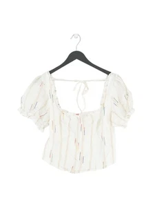 Free People Women's Top M White Cotton New with tags - Picture 1 of 5