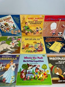 Disney Vinyl Records Lot Winnie The Pooh Motion Picture Hits Favorites VG - Picture 1 of 12