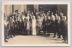 RPPC Kronprinz Umberto von Italien Prinzessin Marie-José von Belgien Hochzeit 1930 - Bild 1 von 2
