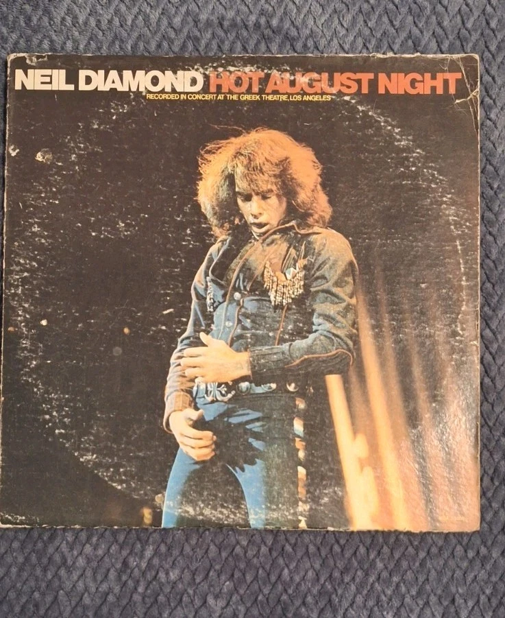 Neil Diamond "Hot August Nights" концерт август 1972 12" виниловая пластинка двойной альбом  - Изображение 1 из 4