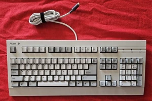 RARE VINTAGES ACER 6511-KW PS2 WINDOWS KEYBOARD - CLICKY KEYBOARD VGC++ - Picture 1 of 24