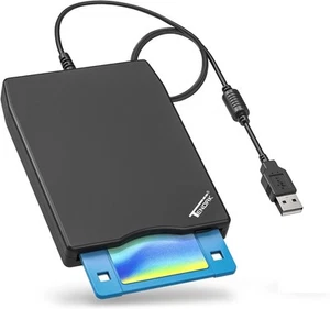 Lecteur de disquette USB 3,5 pouces portable USB externe 1,44 Mo - Photo 1/6