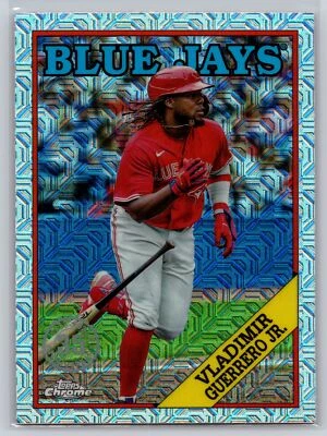 2023 Topps Chrome #T88C-9 Vladimir Guerrero Jr. Silver Pack Mojo Refractor - Image 1 of 2