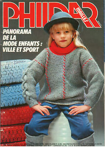 Phildar maille vintage - Panorama de la mode enfants : ville et sport - n°101