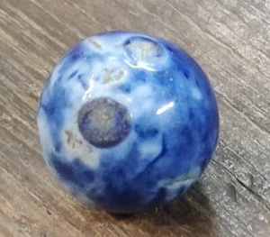 Mármol antiguo azul Bennington vintage 0,6 pulgadas - Imagen 1 de 4