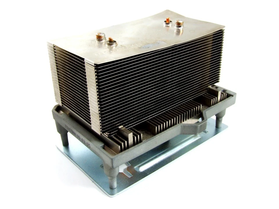 IBM FRU 39M6387 Heat-Sink Copper Base Heat-Pipe Copper Heat Sink W/ Backplate - Image 1 of 1