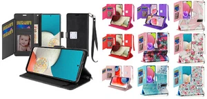 FOR Motorola Moto G Play 2023 XT2271 Wallet Pouch Case Phone Cover - Picture 1 of 7