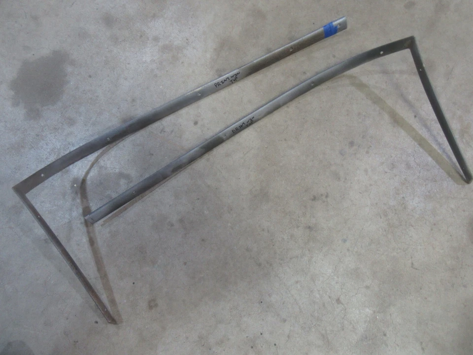 1954 Cadillac Series 62 4  door sedan interior rear window top side garnish trim - Image 1 of 4