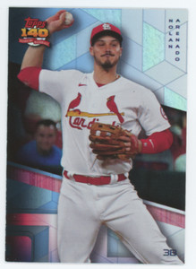 2021 Topps Archives Nolan Arenado Blue Foil #'d 21/25 140 Years Parallel SP