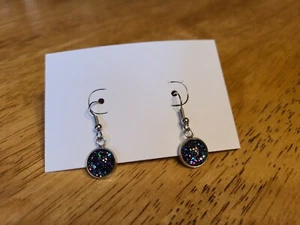 Color Street Custom Made Earrings - 10mm stainless steel dangle - NEW - Picture 1 of 1