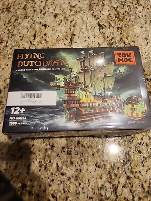 Flying Dutchman Ship Caribbean Pirate 3D Building Block Puzzel  MOC, Ghost Ship  - Image 1 of 4