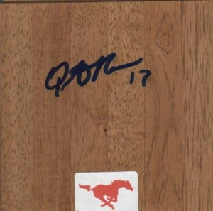 Quinton Ross Autographed 6x6' Basketball Wood Floorboard Clippers / SMU - Picture 1 of 1
