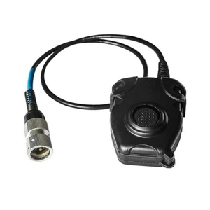 Taktyczny zestaw słuchawkowy adapter U94 Ptt taktyczny 6-pinowy Ptt do PRC 152 PRC 152A PRC 148 - Zdjęcie 1 z 6