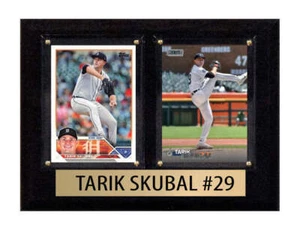 Tarik Skubal 2 Card 2025 2024 Topps Bowman Plaque Detroit Tigers - Picture 1 of 4