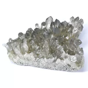 Klare RAUCHQUARZ Stufe Kristall Gruppe ca. 59mm Tibet 2224 Nadelkristalle BQ - Bild 1 von 11