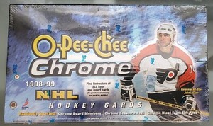 1998-99 O-Pee-Chee Chrome Hobby Hockey Factory Sealed Box Gretzky REFRACTORS....