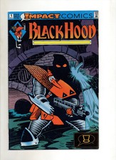 IMPACT COMICS 1991.4 ISSUES.BLACK HOOD No.1,THE FLY No.5,THE WEB 3,THE COMET 6