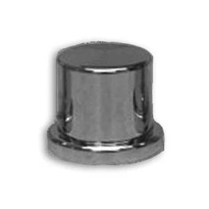 15/16 & 7/8 Inch Chrome Plastic Top Hat Nut Cover With Flange (10 Pack) - Picture 1 of 1
