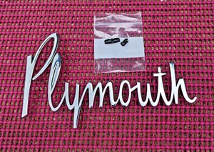 1963 1964 Plymouth Savoy Fender Nameplate NEW - Picture 1 of 2